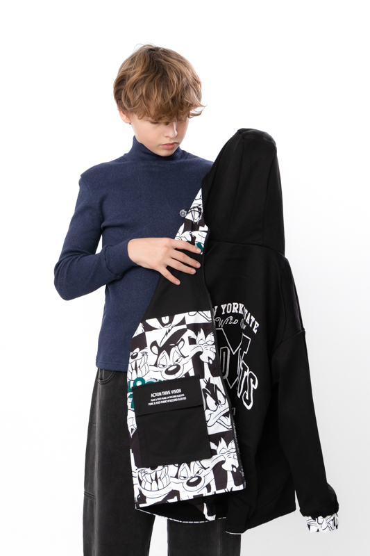 Вітровка для хлопчика двостороння